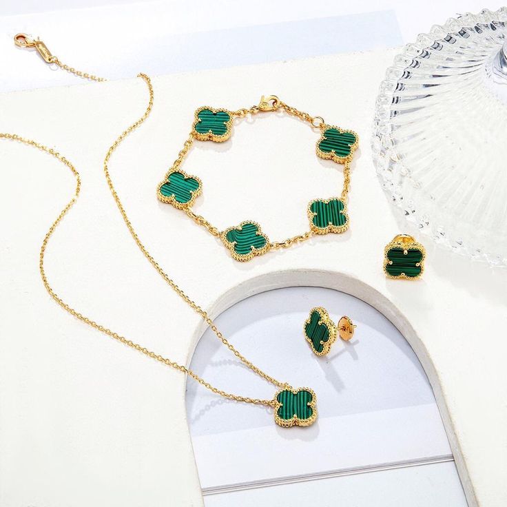 Lucky Girl Clover Set - Green