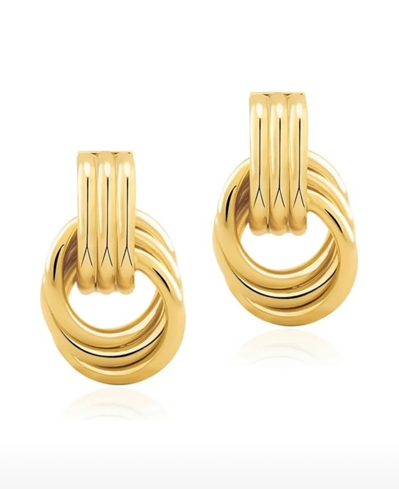 Gold Knot Earrings