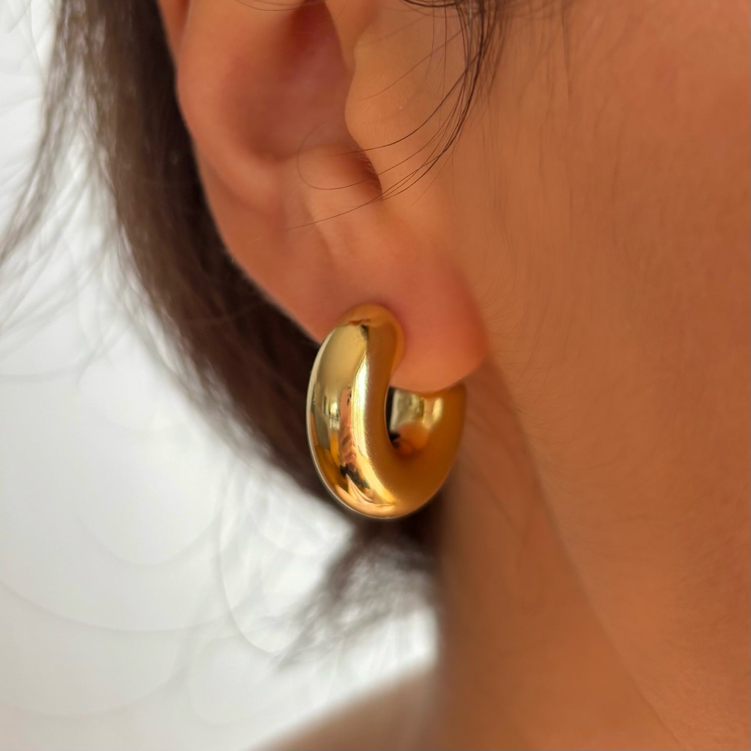 Basic Gold Hoops