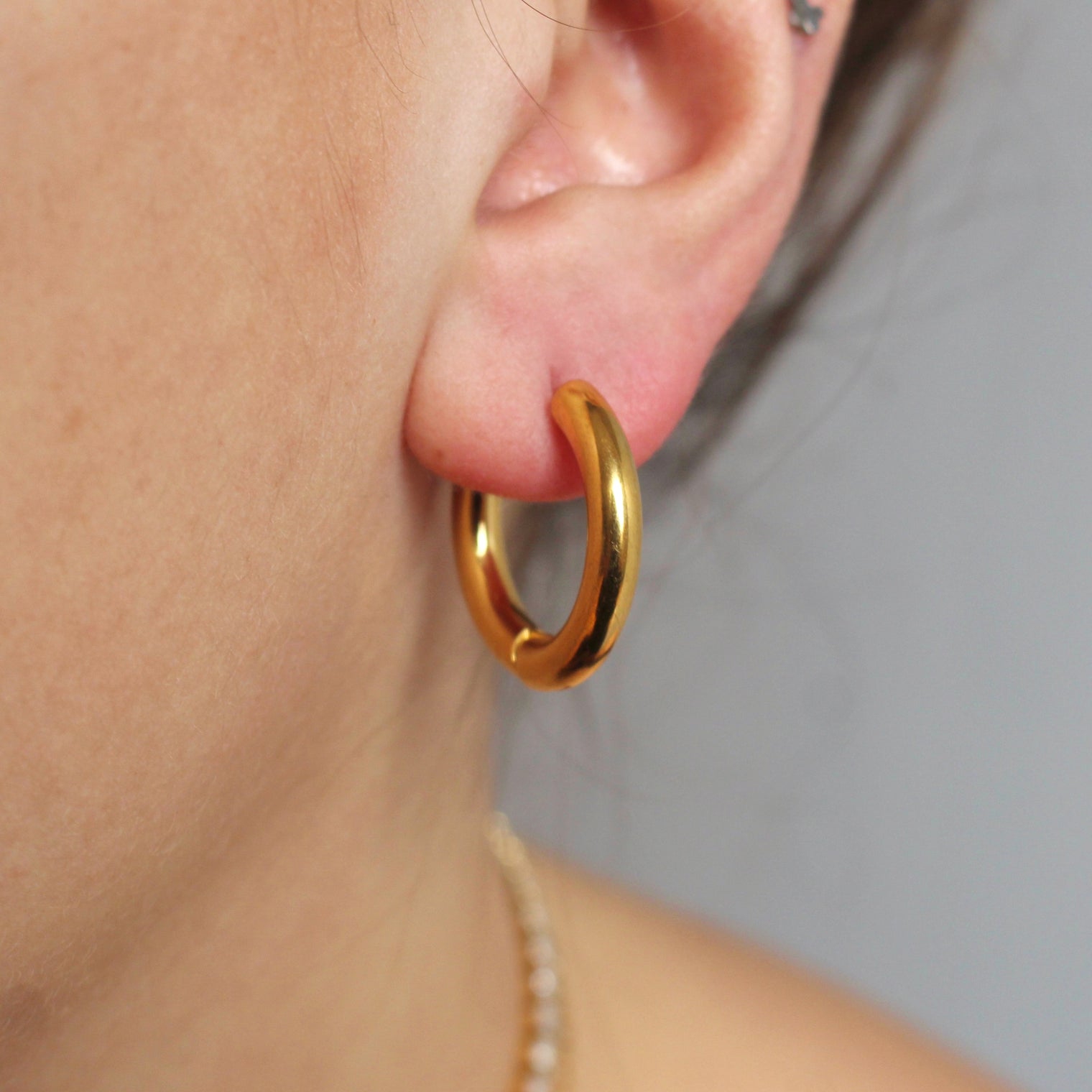 Classic Gold Hoops