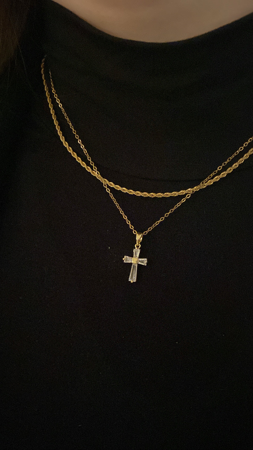 Cross My Heart Necklace