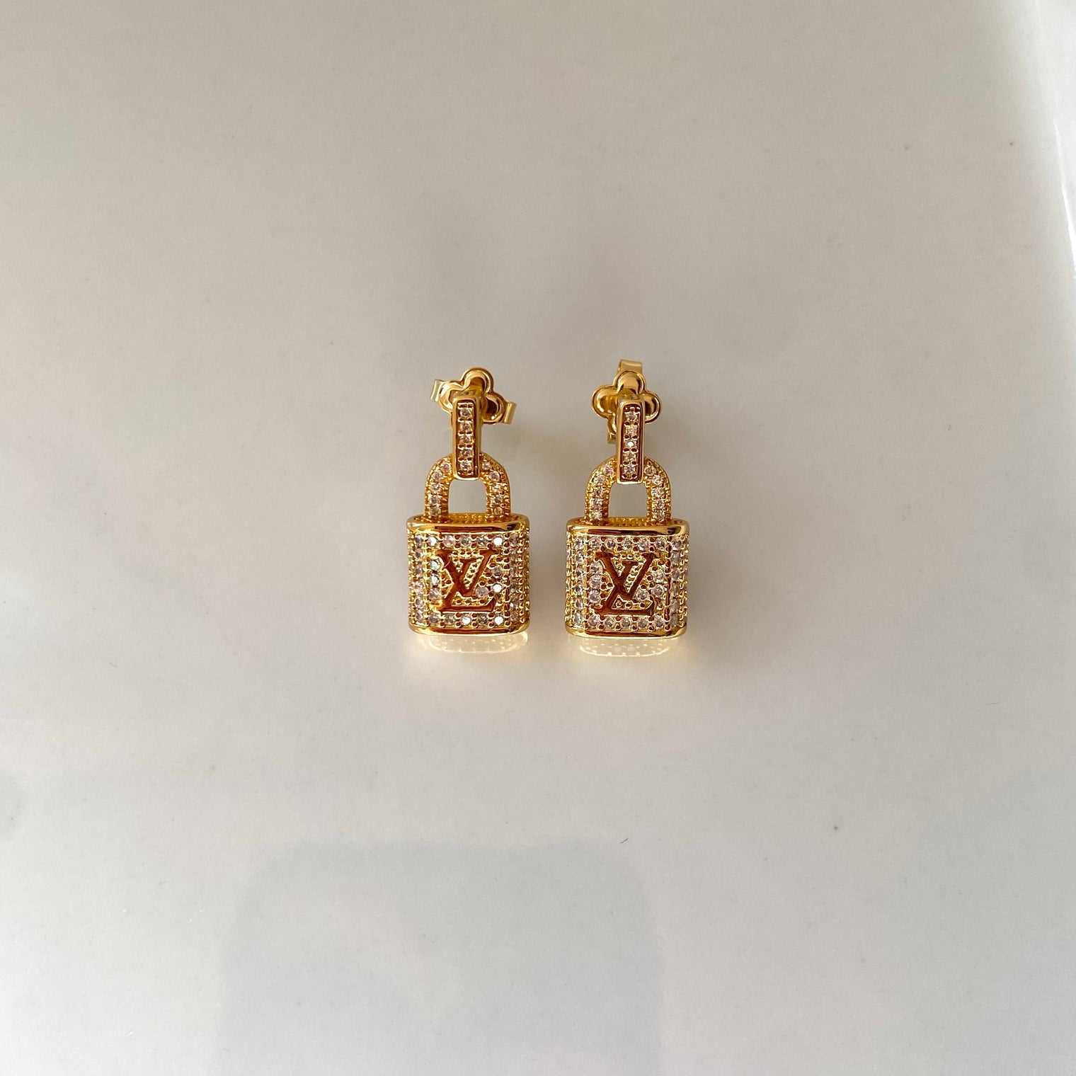 LV Lock Earrings