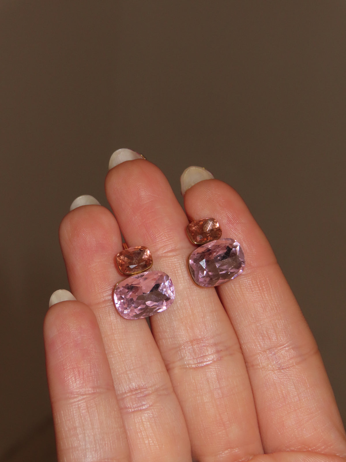 Pink Hailey Earrings