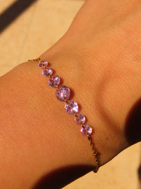 Baby Pink Gem Bracelet