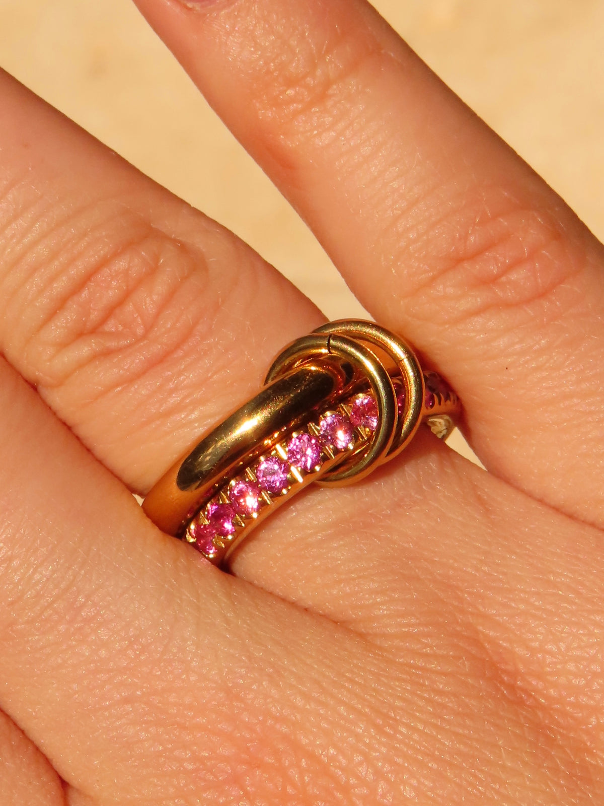 Pink Stack Ring