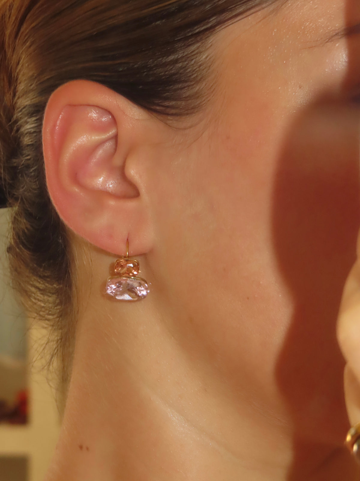Pink Hailey Earrings