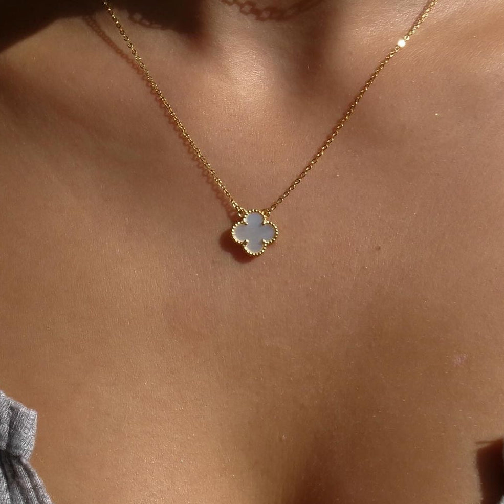 White Clover Necklace