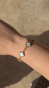 Baby Blue Clover Bracelet